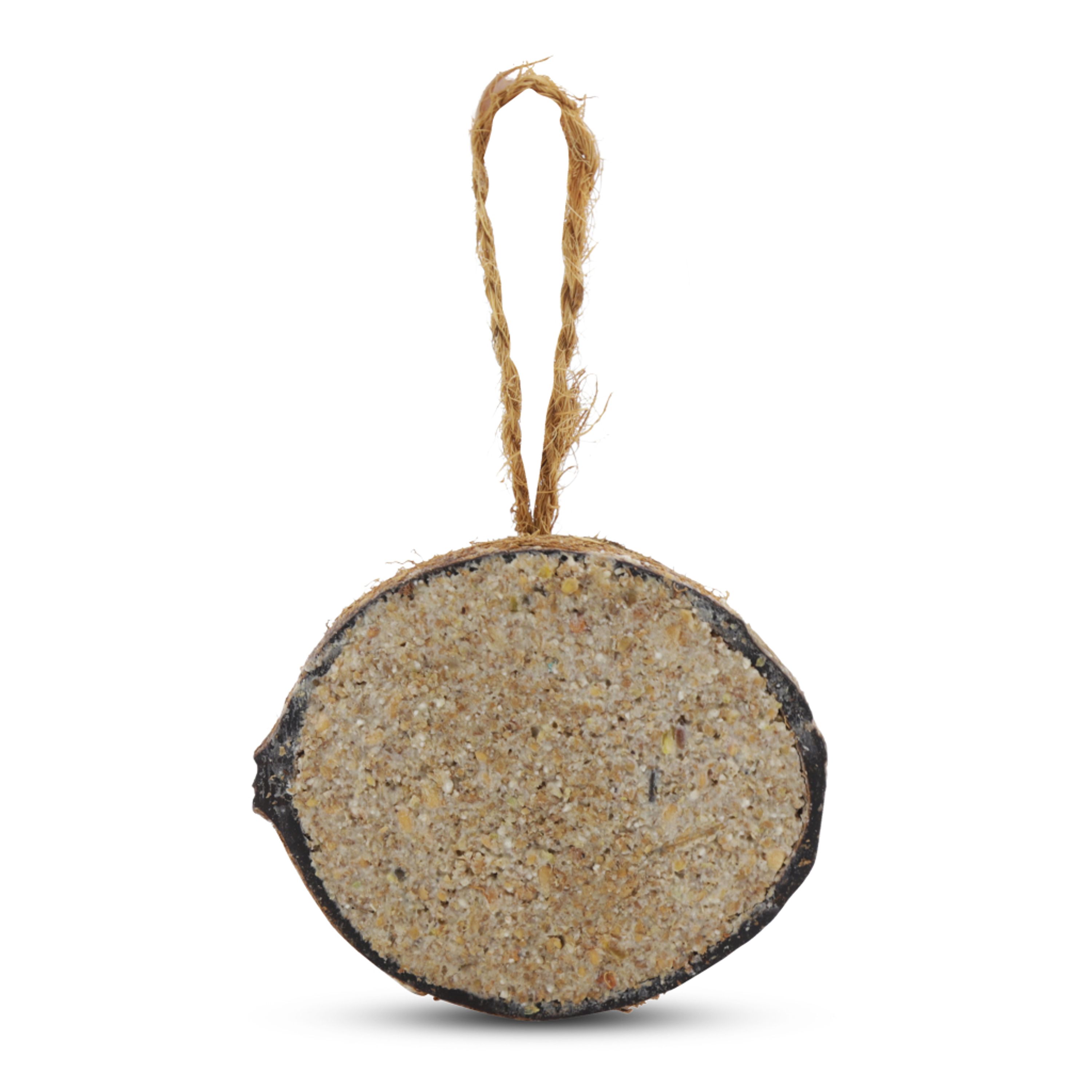 4 x halbe Kokosnüsse mit Mehlwürmern | Vogelfutter | CJ Wildlife